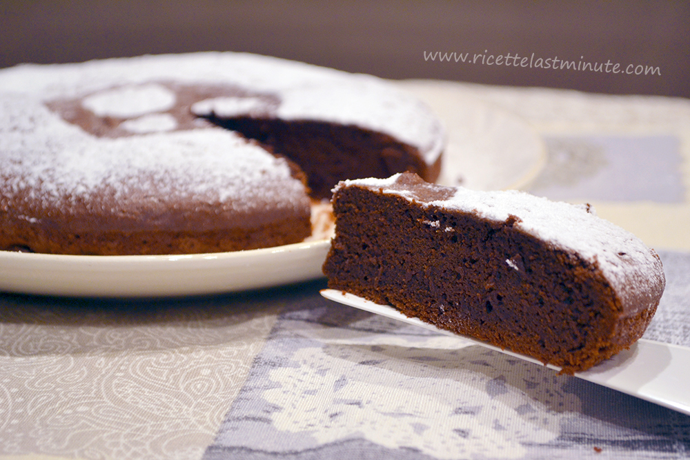 Chocolate cake with a soft heart recipe