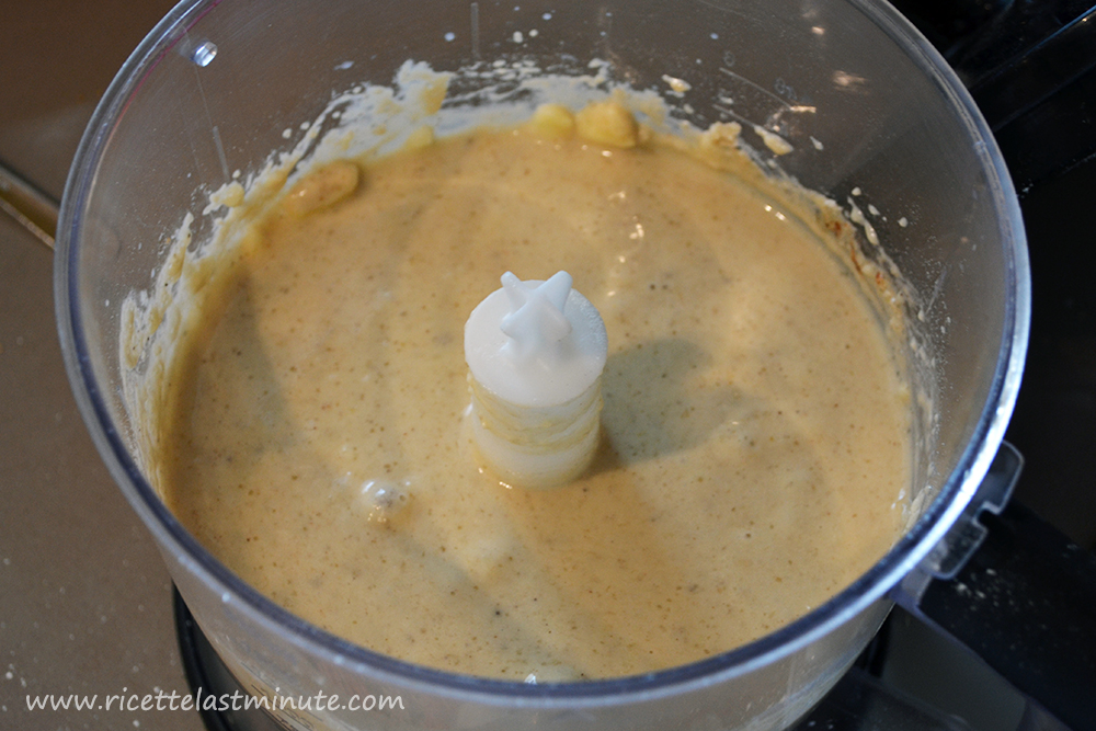 Well-blended, lump-free banana pancake dough