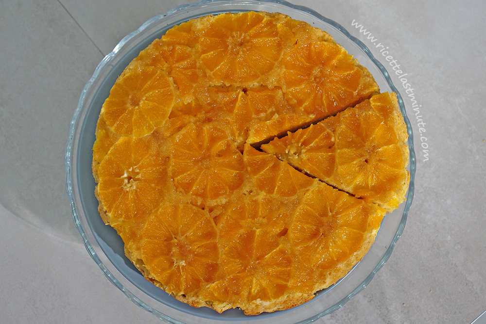 Orange upside-down cake recipe