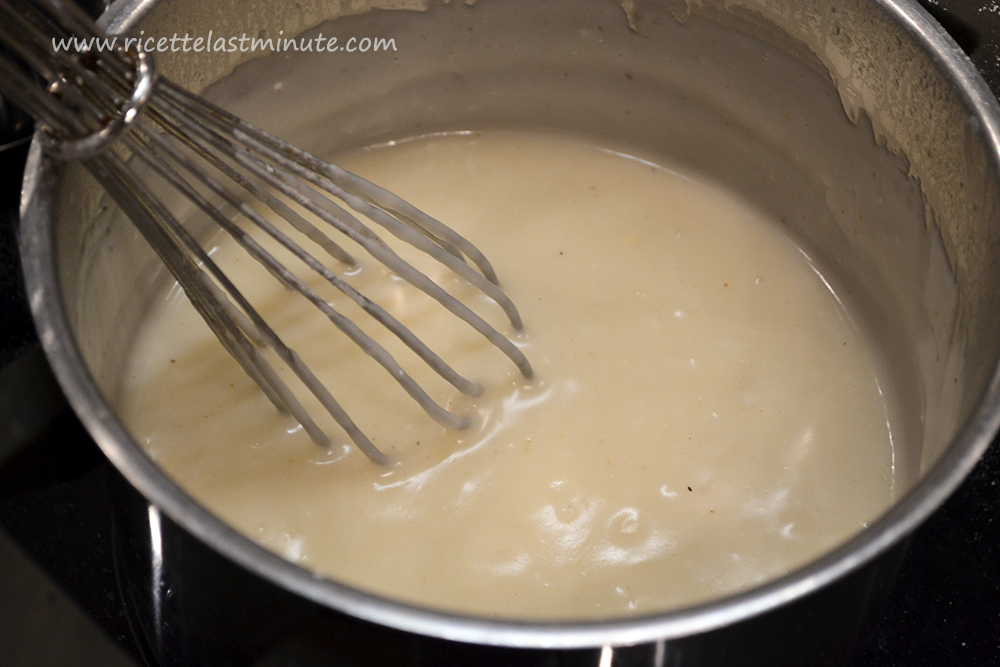 Ready thickened bechamel