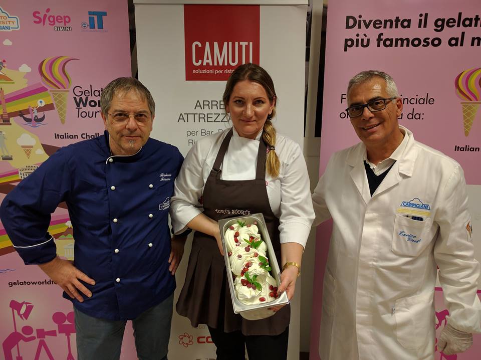 Monika Rodzen della gelateria Torte Storte di Sant'Agata Li Battiati (CT)