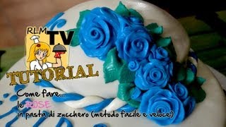 Video tutorial su come realizzare delle rose in pasta di zucchero