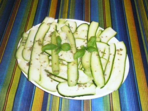 Ricetta delle zucchine marinate al limone