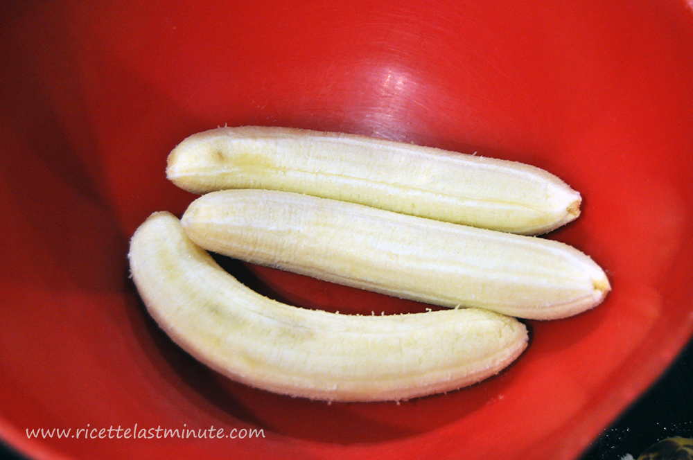 Banane pronte per essere schiacciate