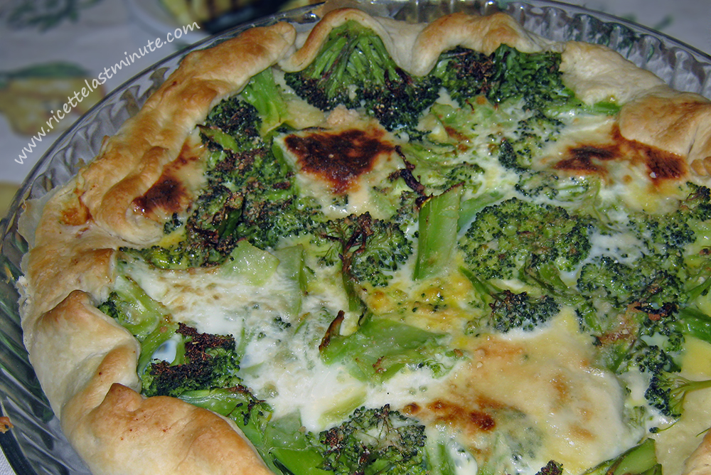 Ricetta della quiche con broccoli