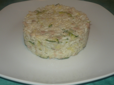 Ricetta del risotto con tonno e zucchine