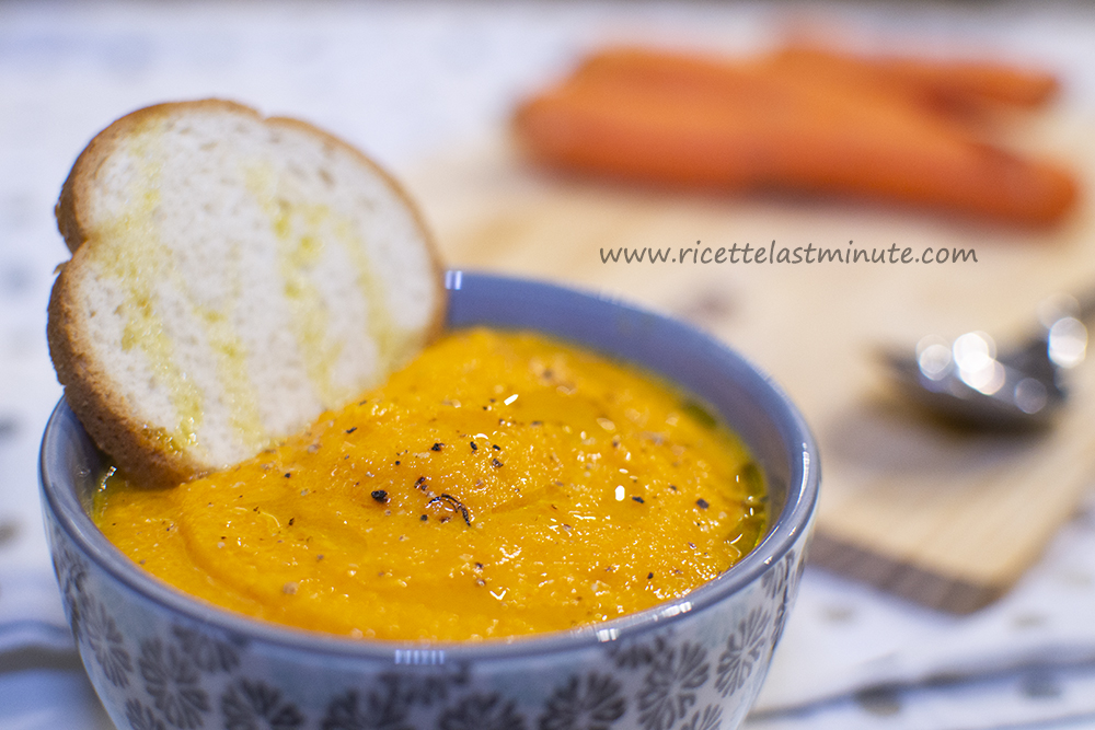 Ricetta della vellutata di carote e zucca