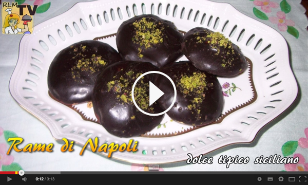Rame di Napoli al cacao con crema di pistacchio
