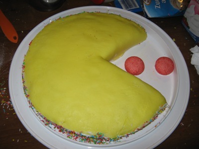 pacman cake - fase 2